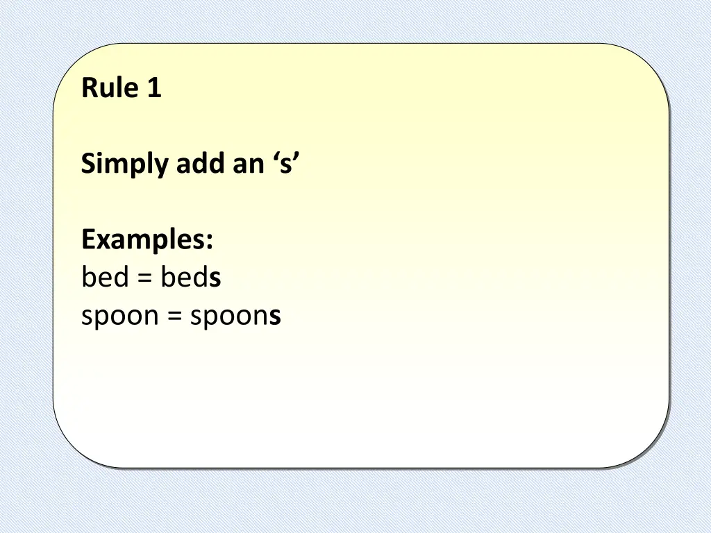 rule 1