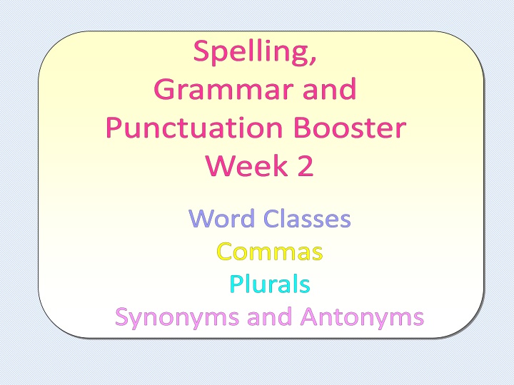 spelling grammar and