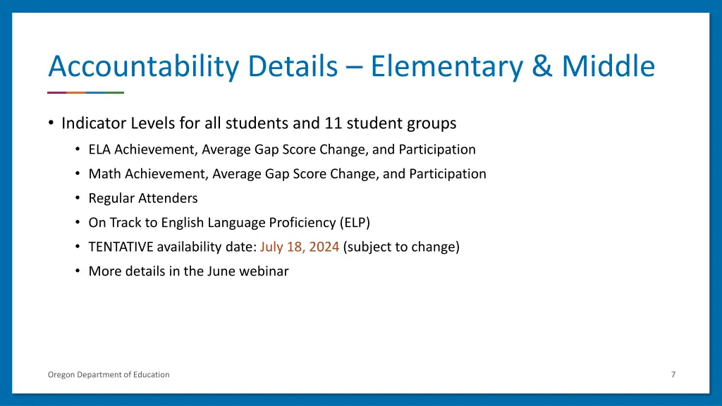 accountability details elementary middle