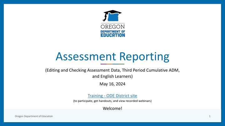 assessment reporting