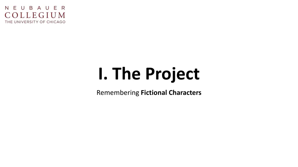 i the project