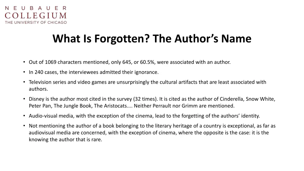 what is forgotten the author s name