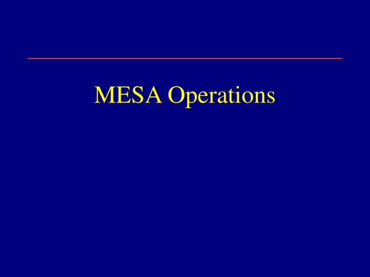 mesa operations