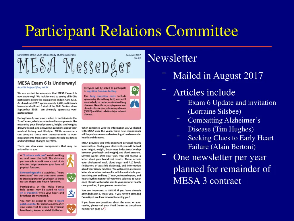participant relations committee