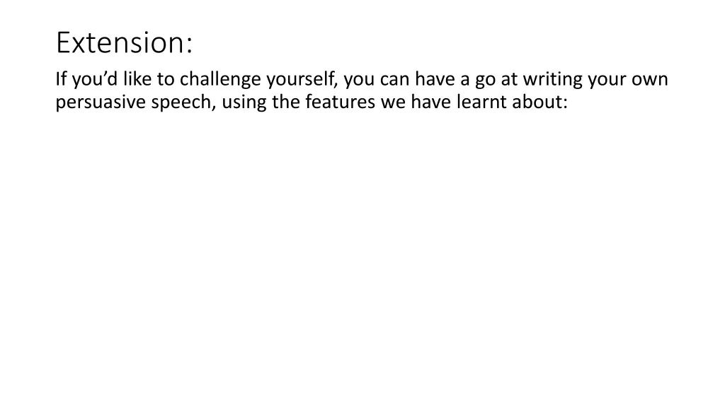 extension if you d like to challenge yourself