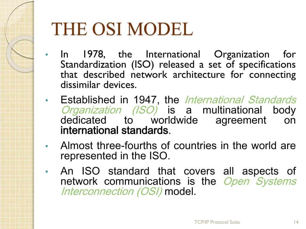 the osi model