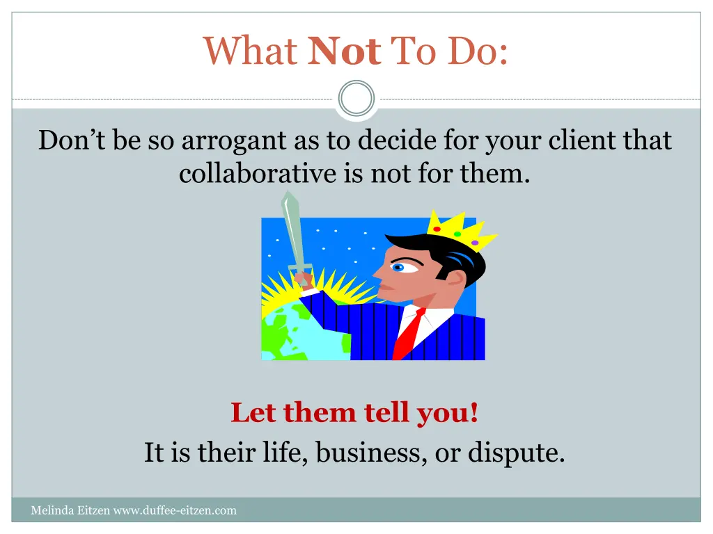 what not to do 3