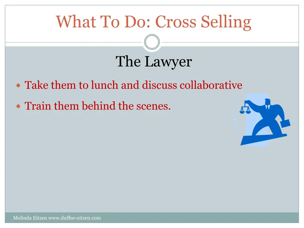 what to do cross selling 1