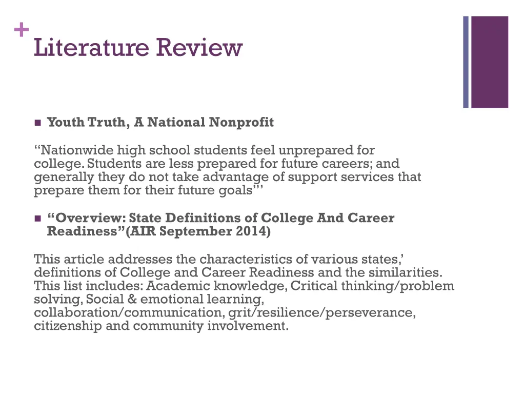 literature review