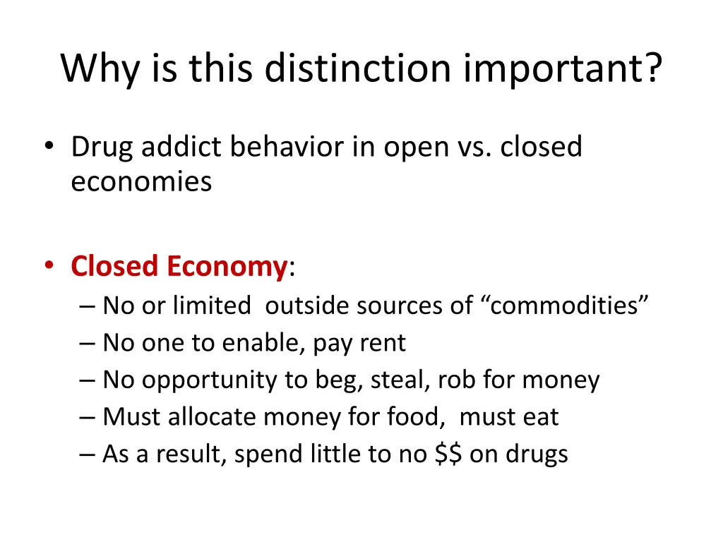 why is this distinction important 1