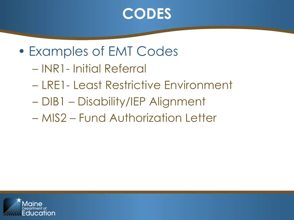 codes