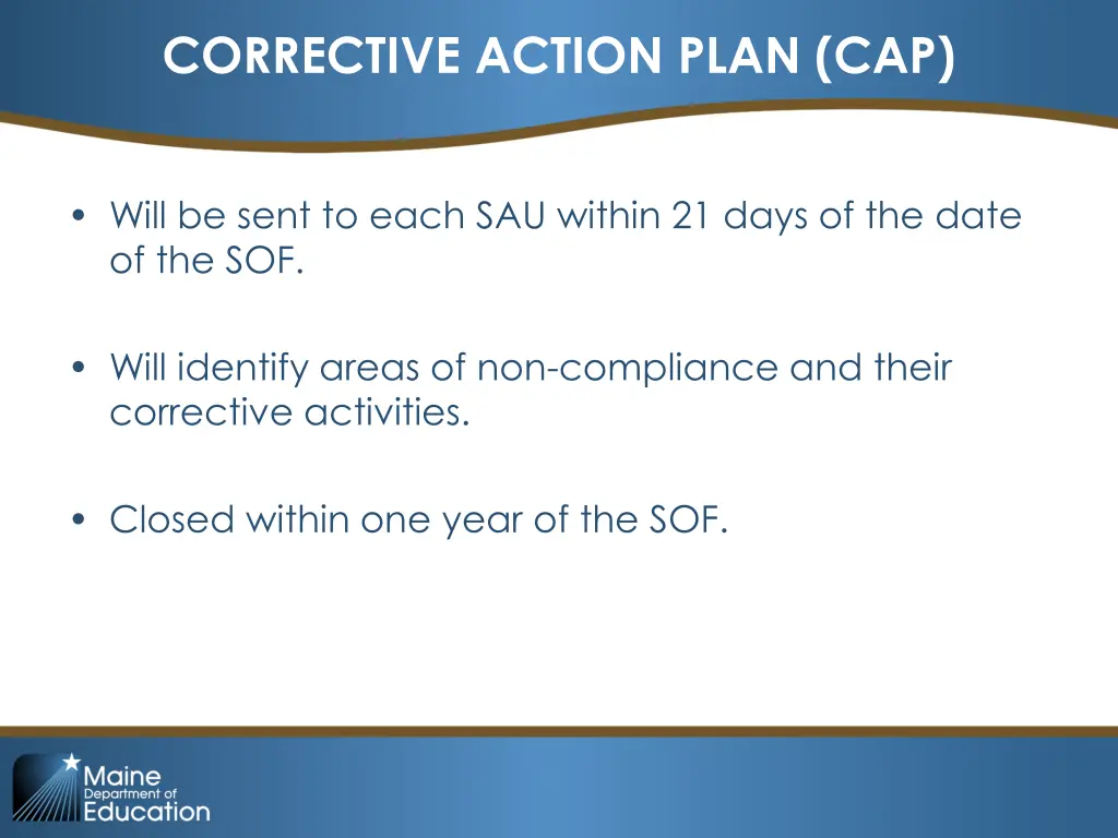 corrective action plan cap