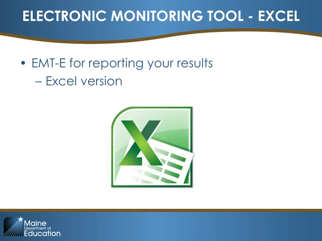 electronic monitoring tool excel