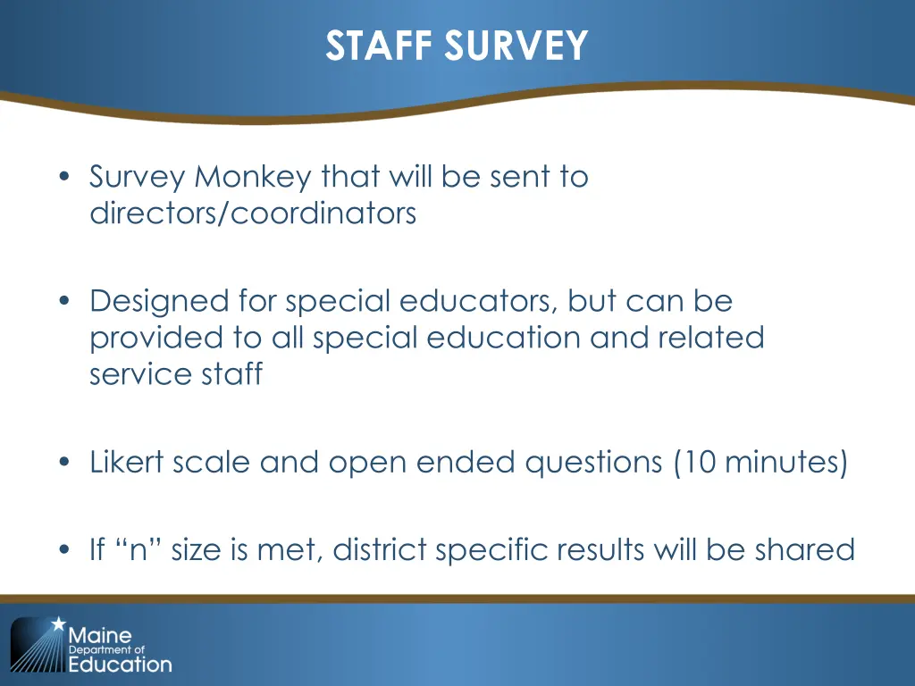 staff survey
