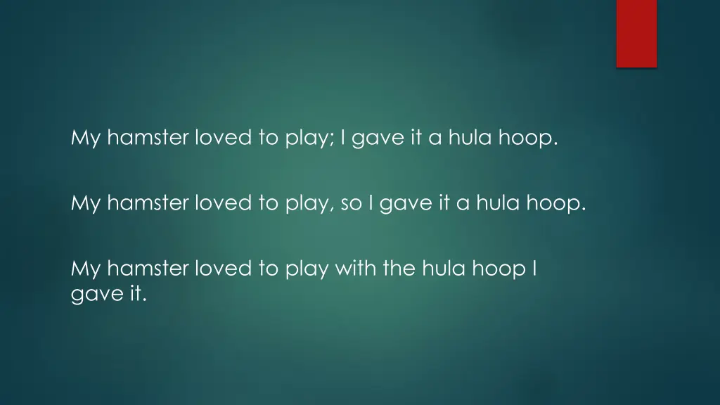 my hamster loved to play i gave it a hula hoop 1