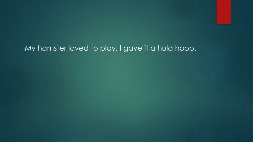 my hamster loved to play i gave it a hula hoop