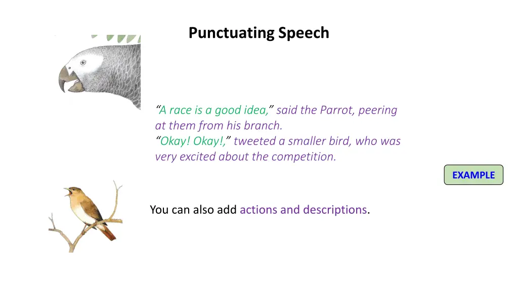 punctuating speech 2