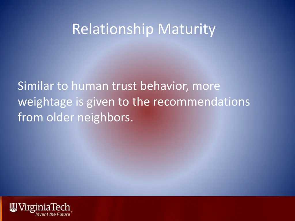 relationship maturity