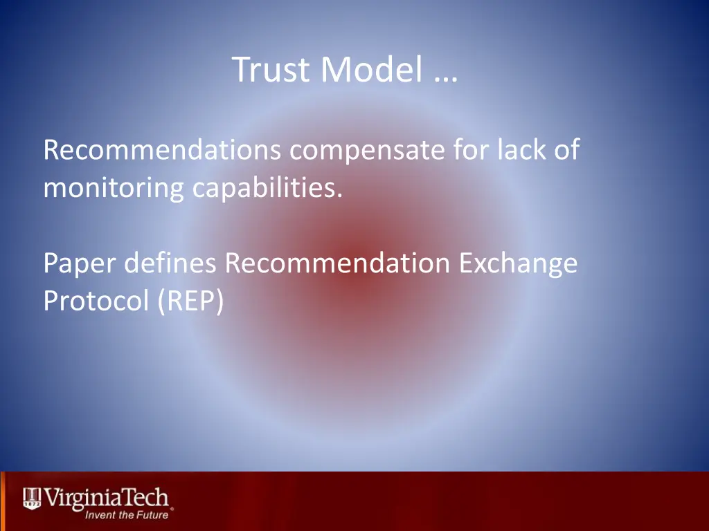 trust model 1