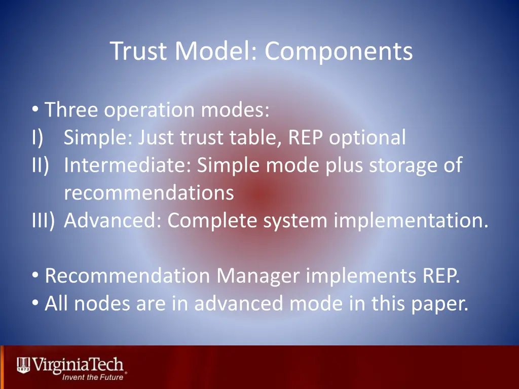 trust model components 1
