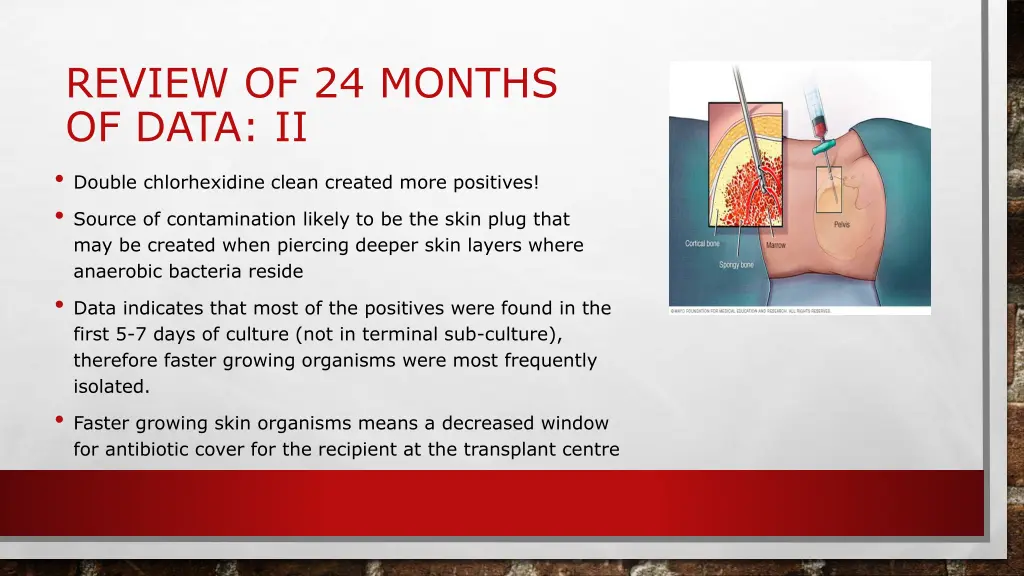 review of 24 months of data ii double