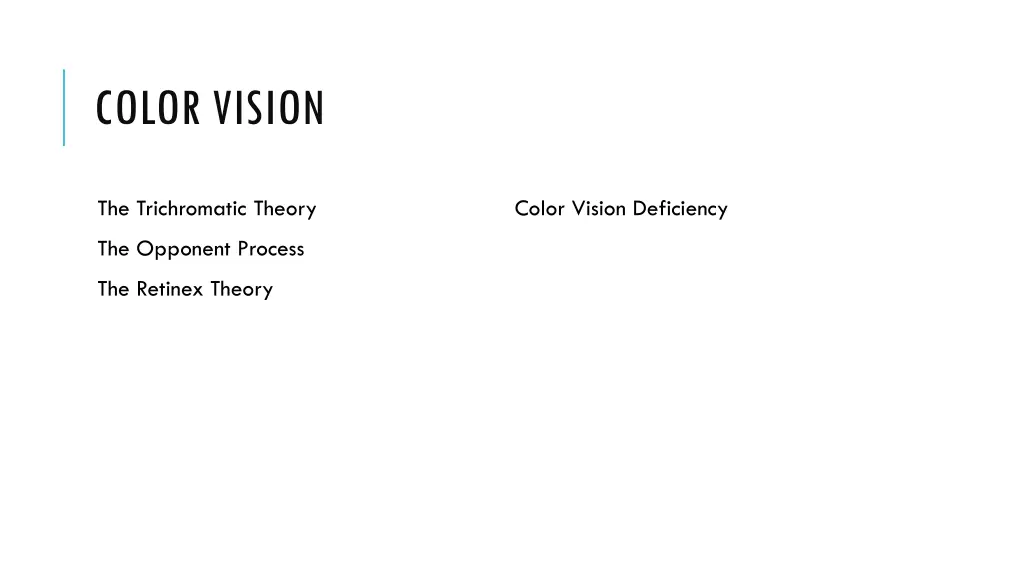 color vision