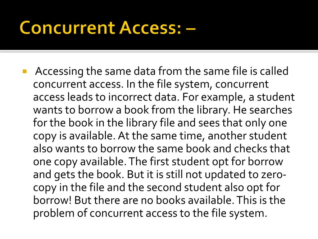 accessing the same data from the same file