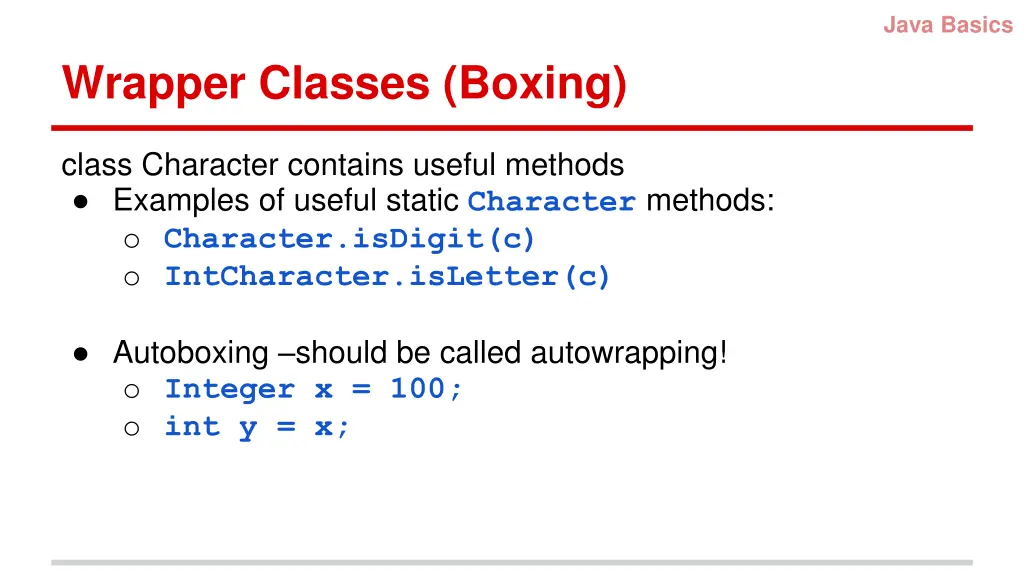 java basics 2