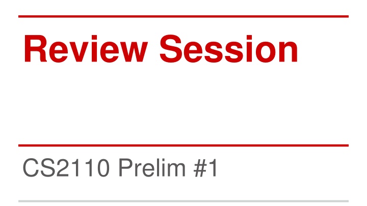 review session