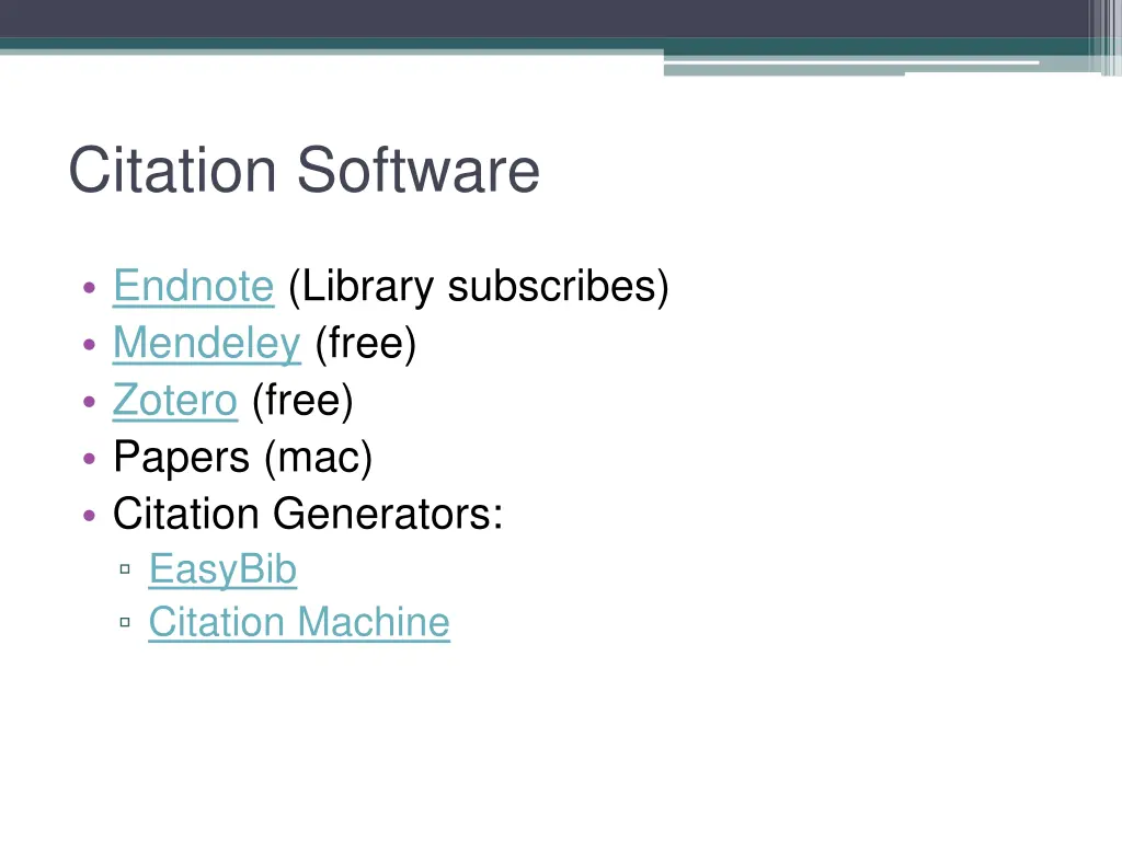 citation software