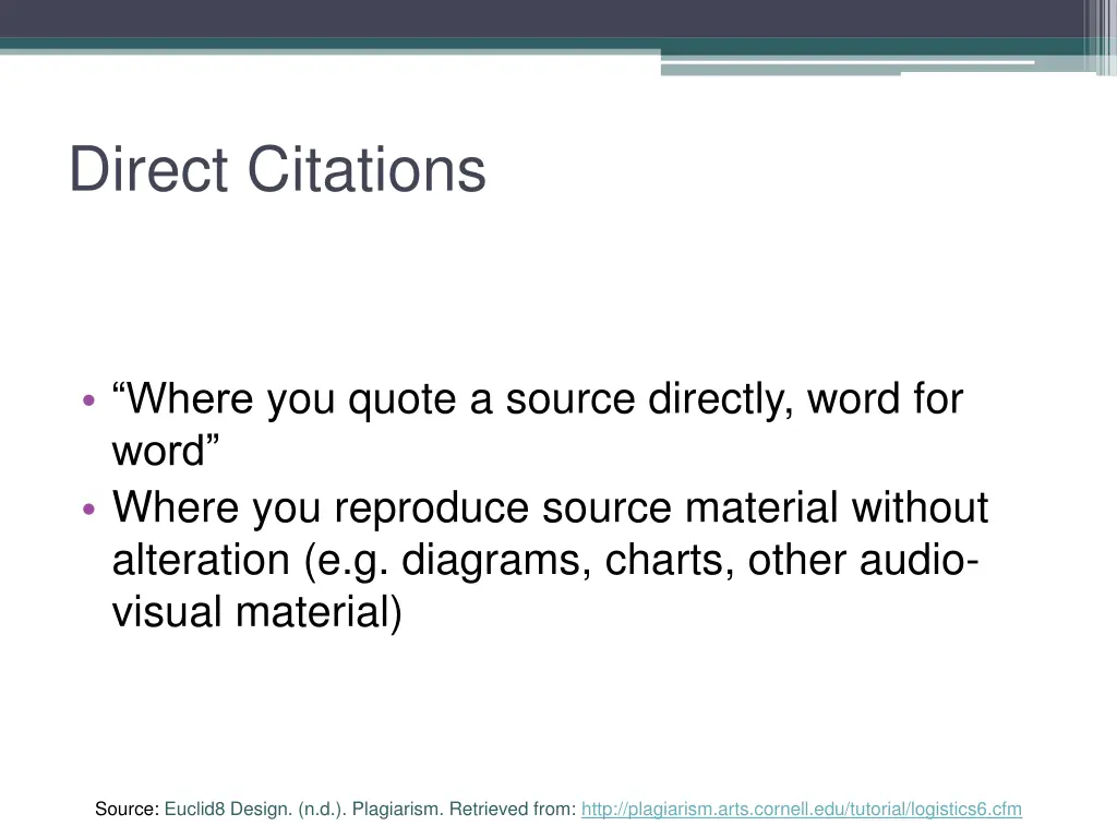 direct citations