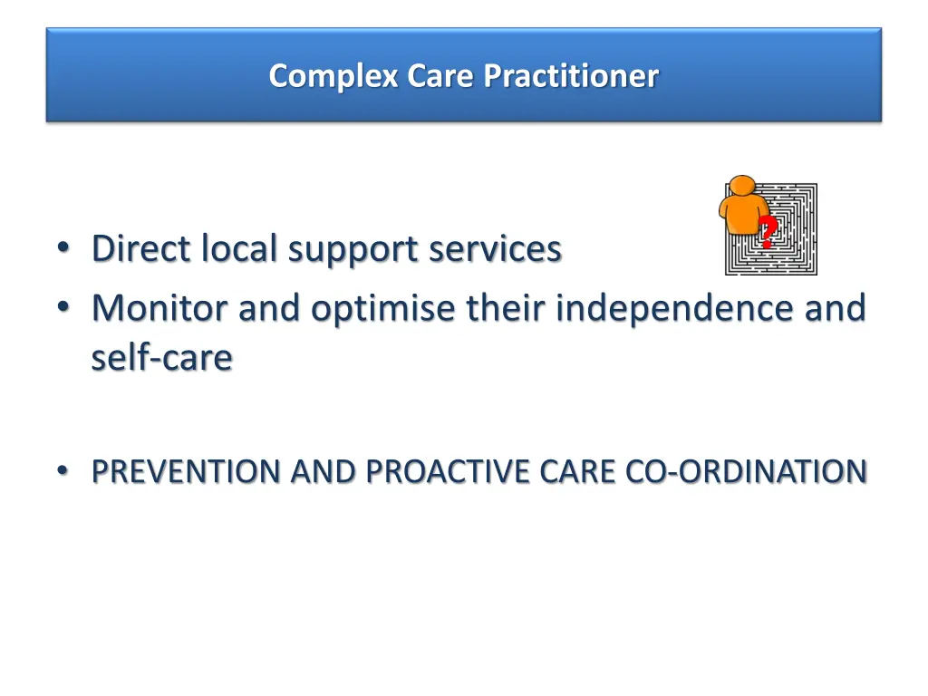 complex care practitioner