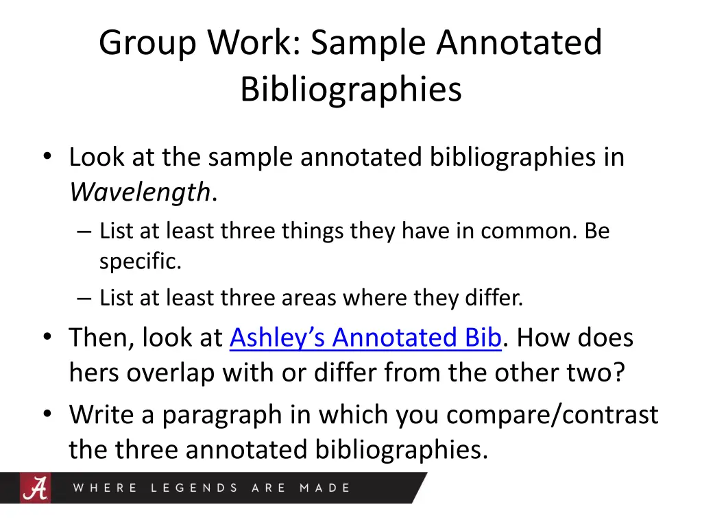 group work sample annotated bibliographies