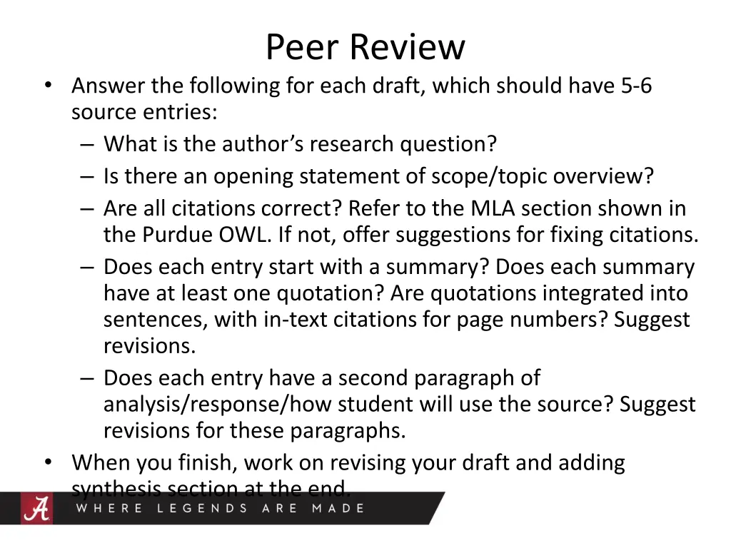 peer review