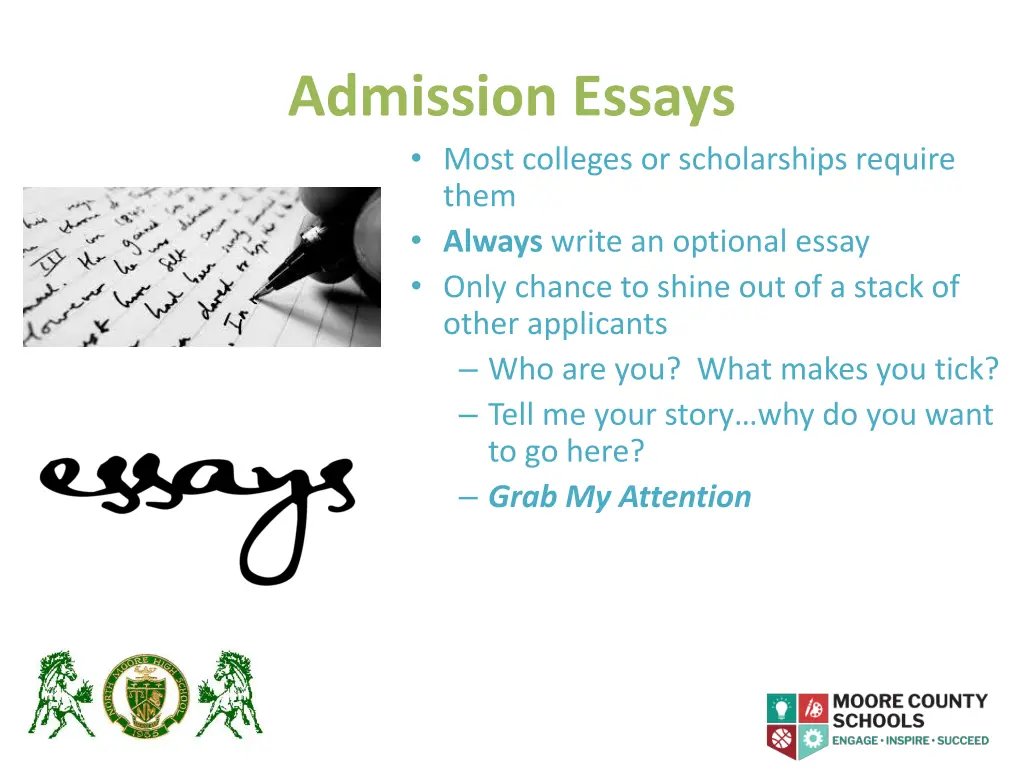 admission essays most colleges or scholarships