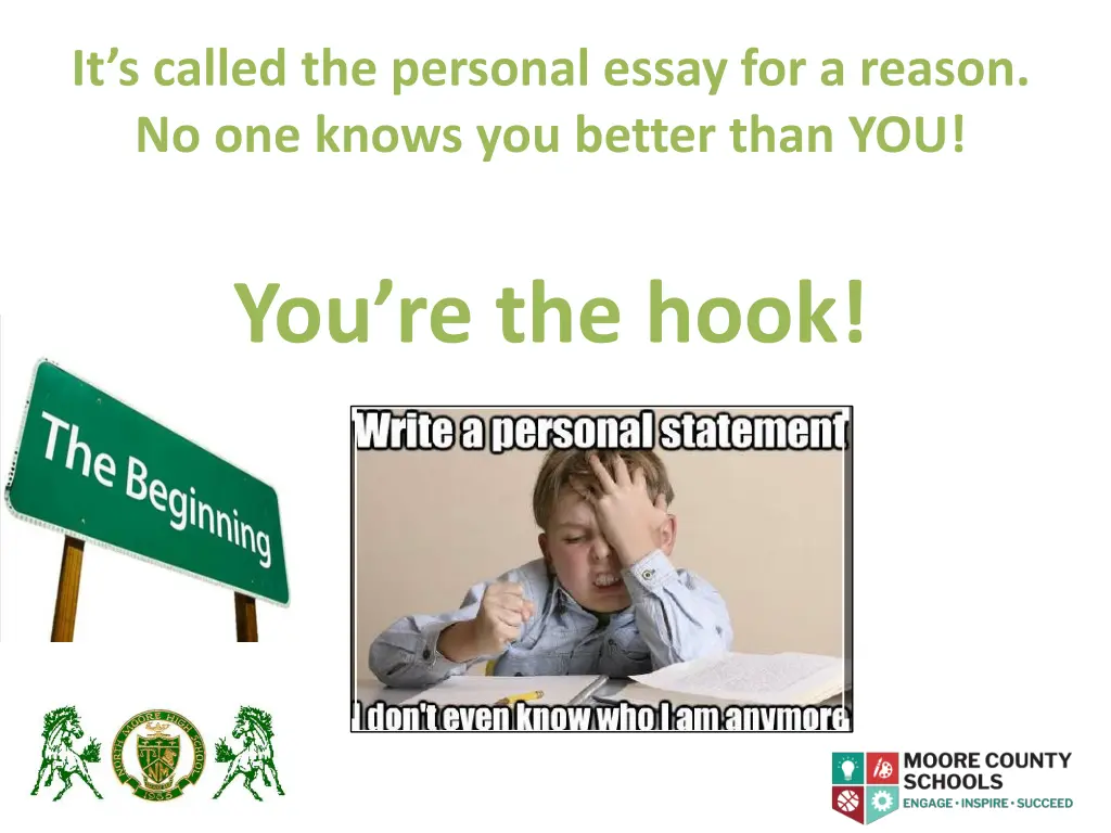 it s called the personal essay for a reason