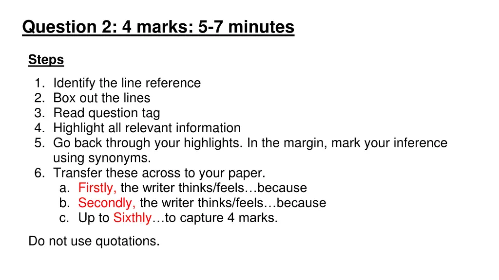 question 2 4 marks 5 7 minutes