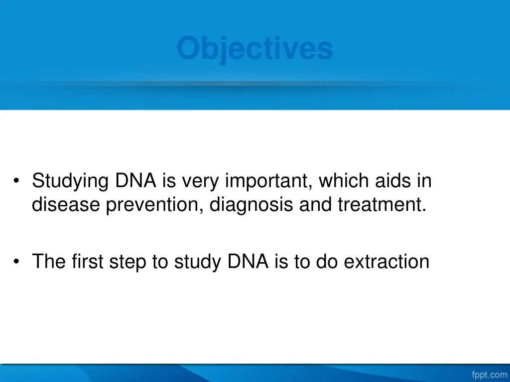 objectives