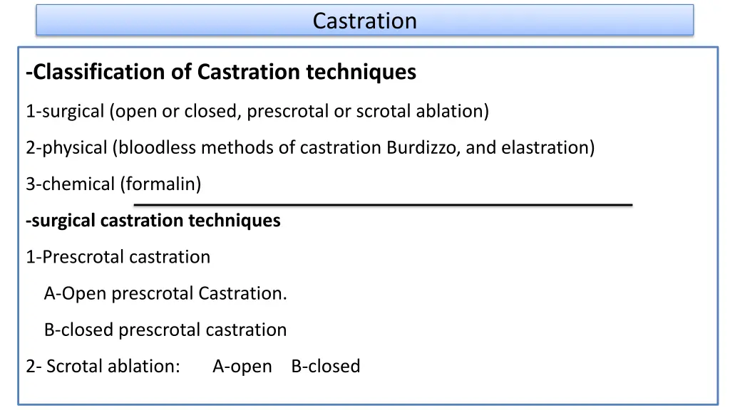 castration 1