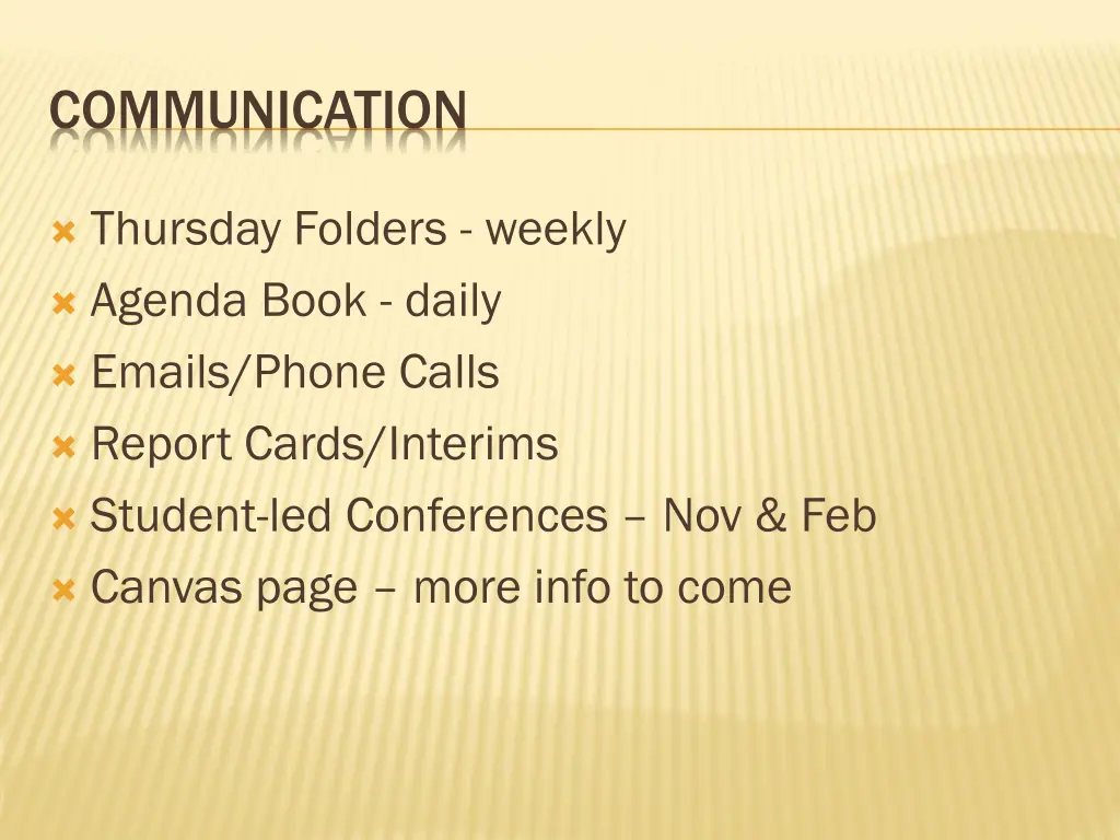 communication