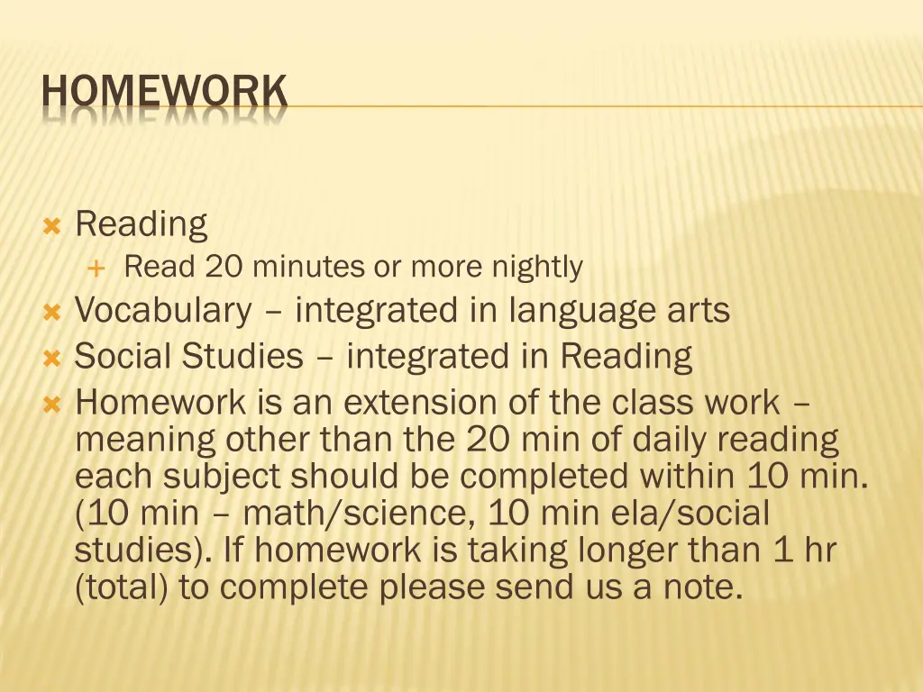 homework