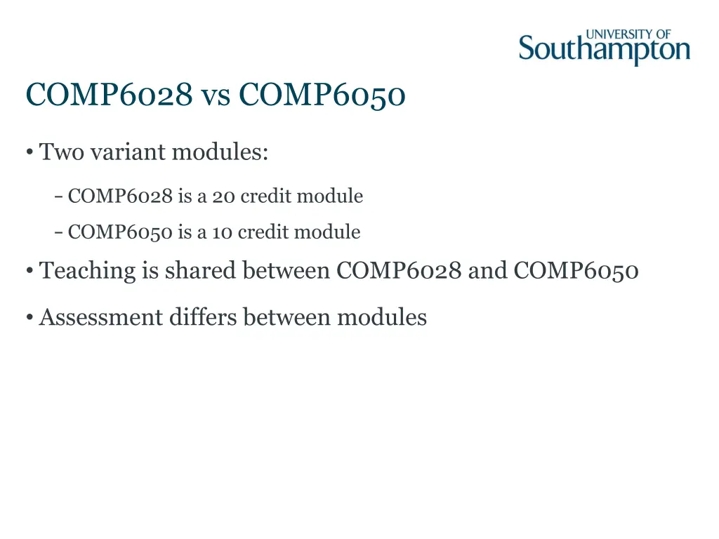 comp6028 vs comp6050