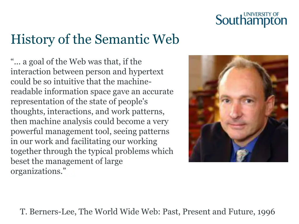 history of the semantic web 1