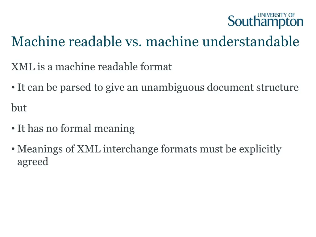 machine readable vs machine understandable 1