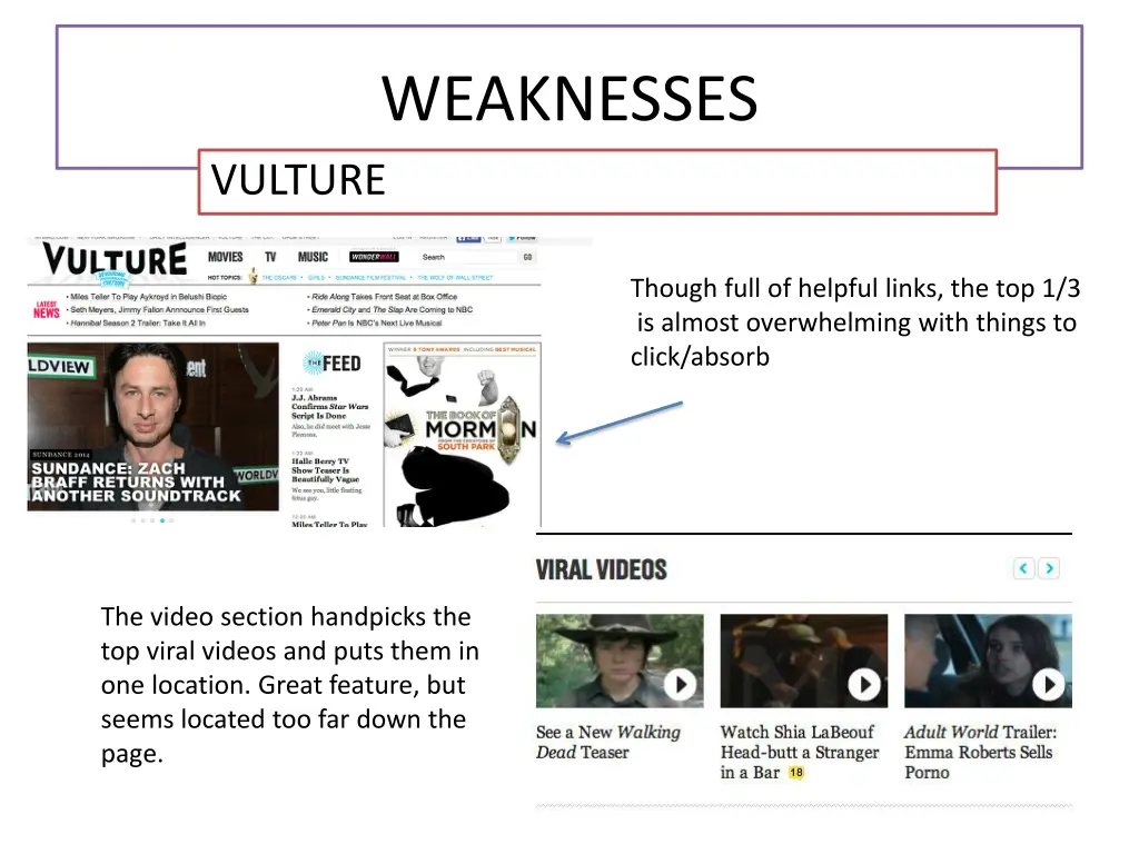 weaknesses vulture