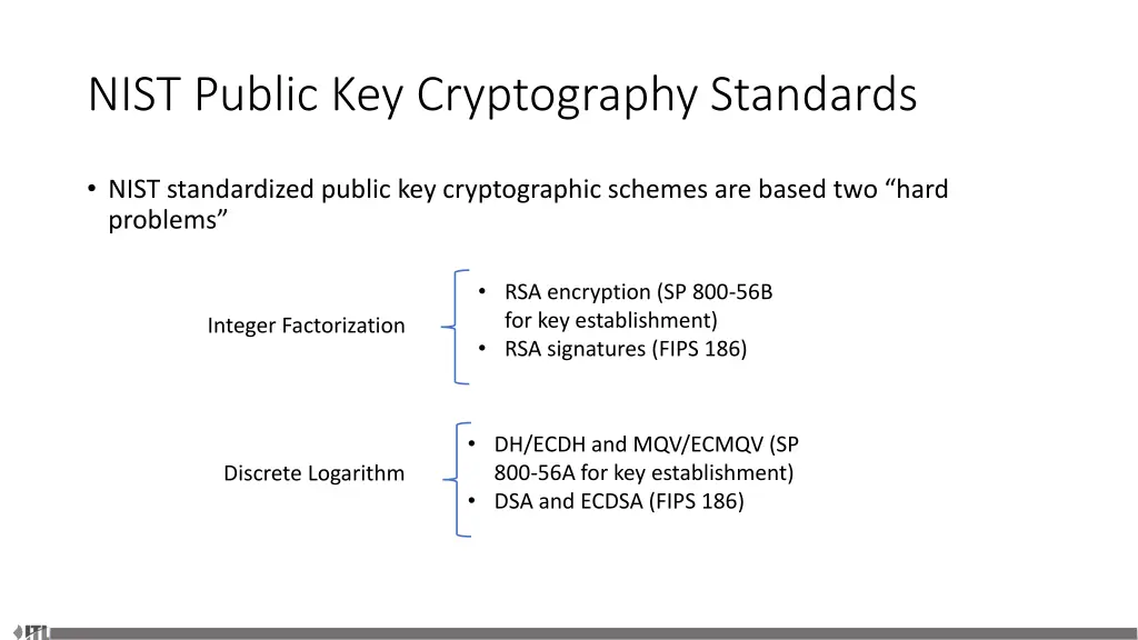 nist public key cryptography standards