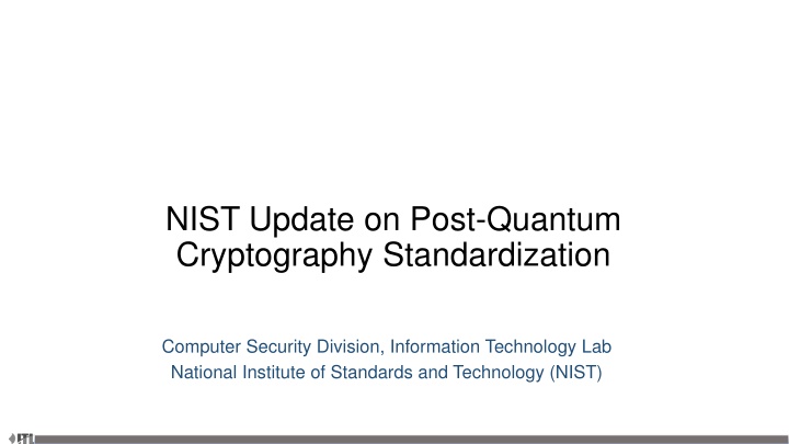 nist update on post quantum cryptography