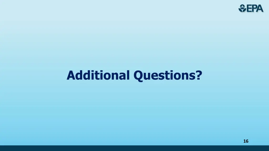 additional questions