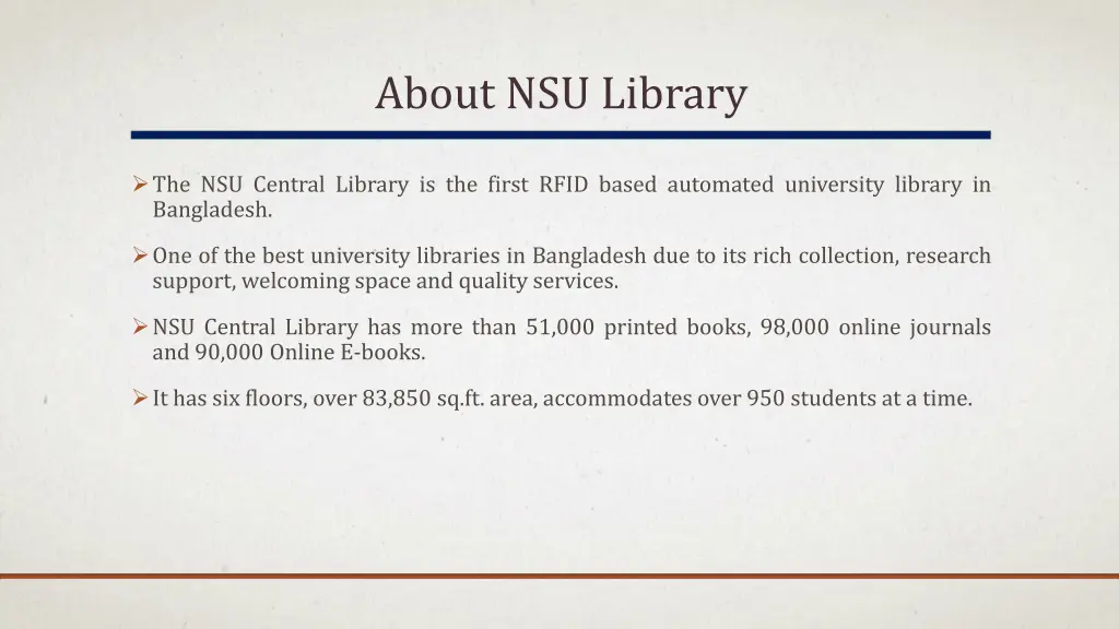 about nsu library