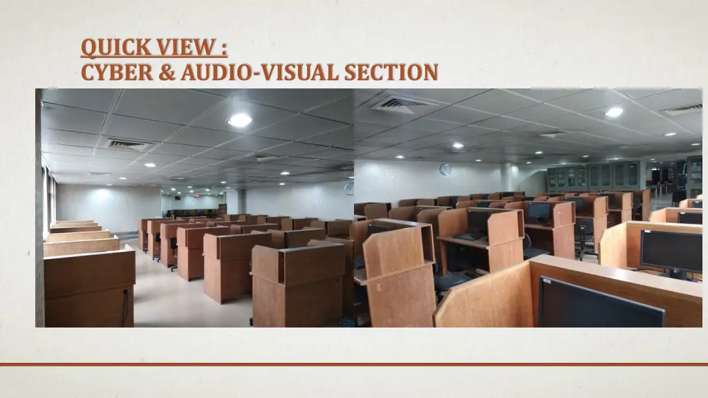 quick view cyber audio visual section